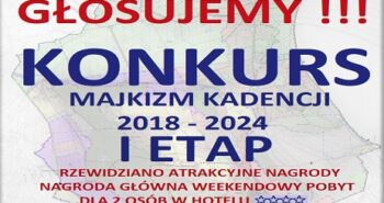 Głosowanie w ramach I etapu konkursu na Majkizm kadencji 2018-2024